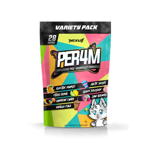 Nexus Sports Nutrition Per4m Pre Workout Variety Pack