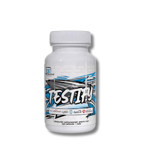 Performance Essentials Testify Testosterone Booster 120 caps - Pro Supplements