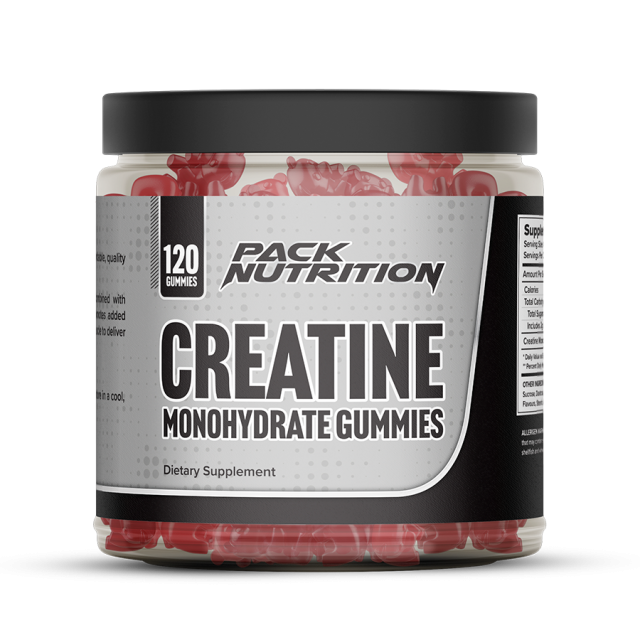 Pack Nutrition Creatine Monohydrate Gummies